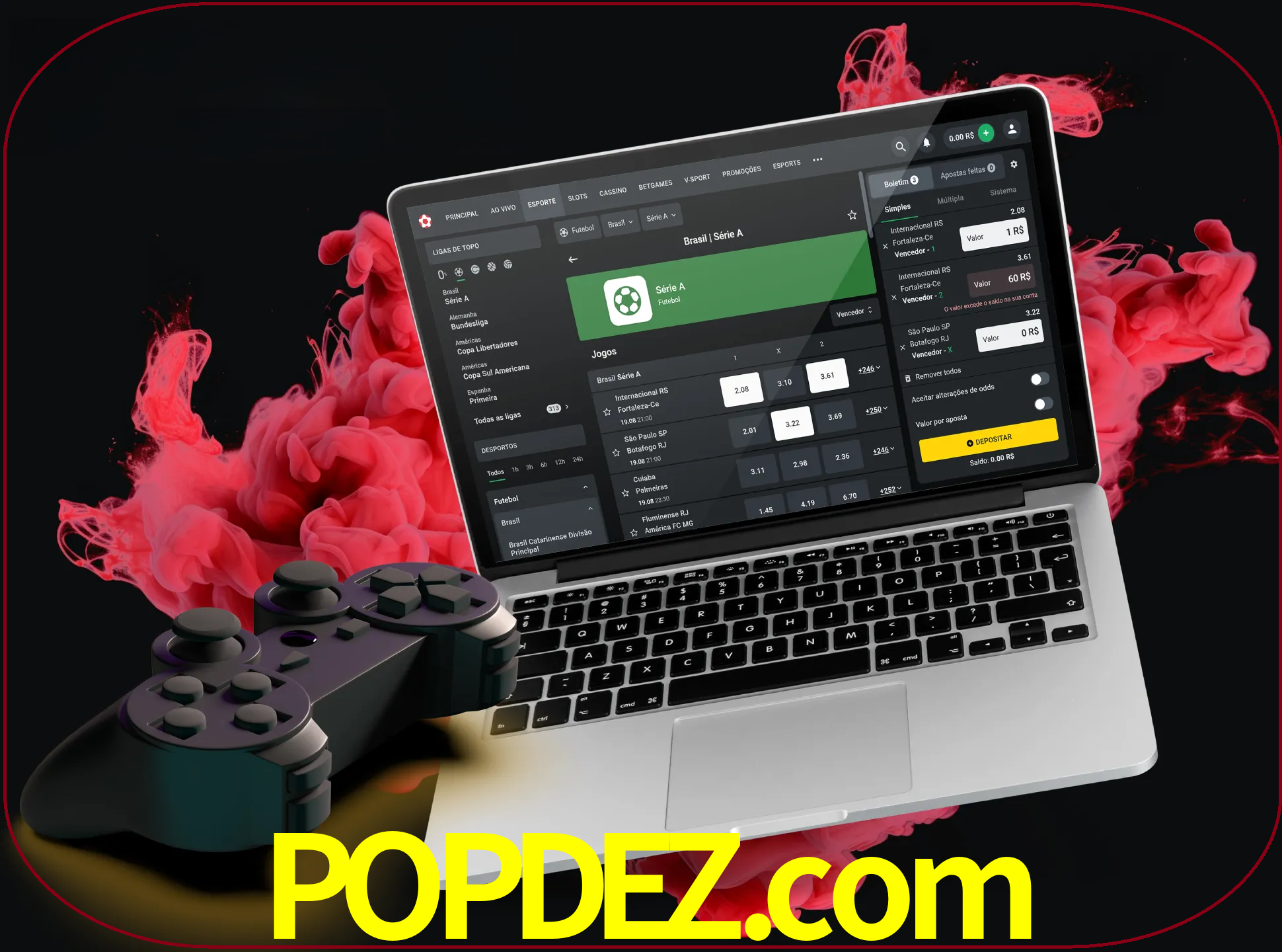 Visite a secção especial de jogos de vídeo em popdez para descobrir em que jogos pode apostar e ganhar muito dinheiro.