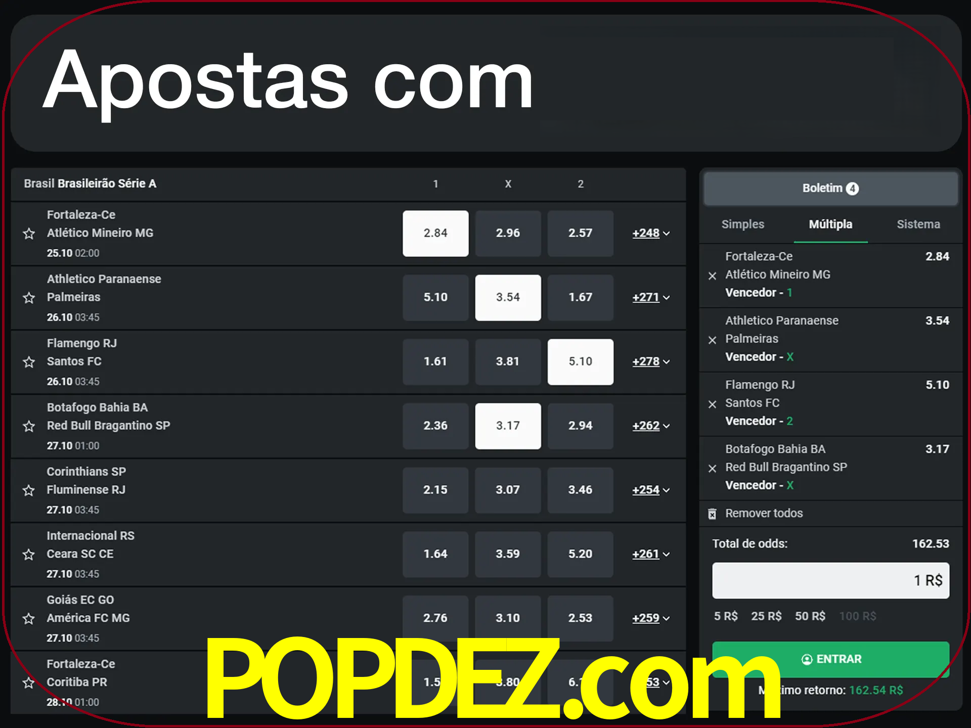 Aposte em vários diciplines com LeonBet.