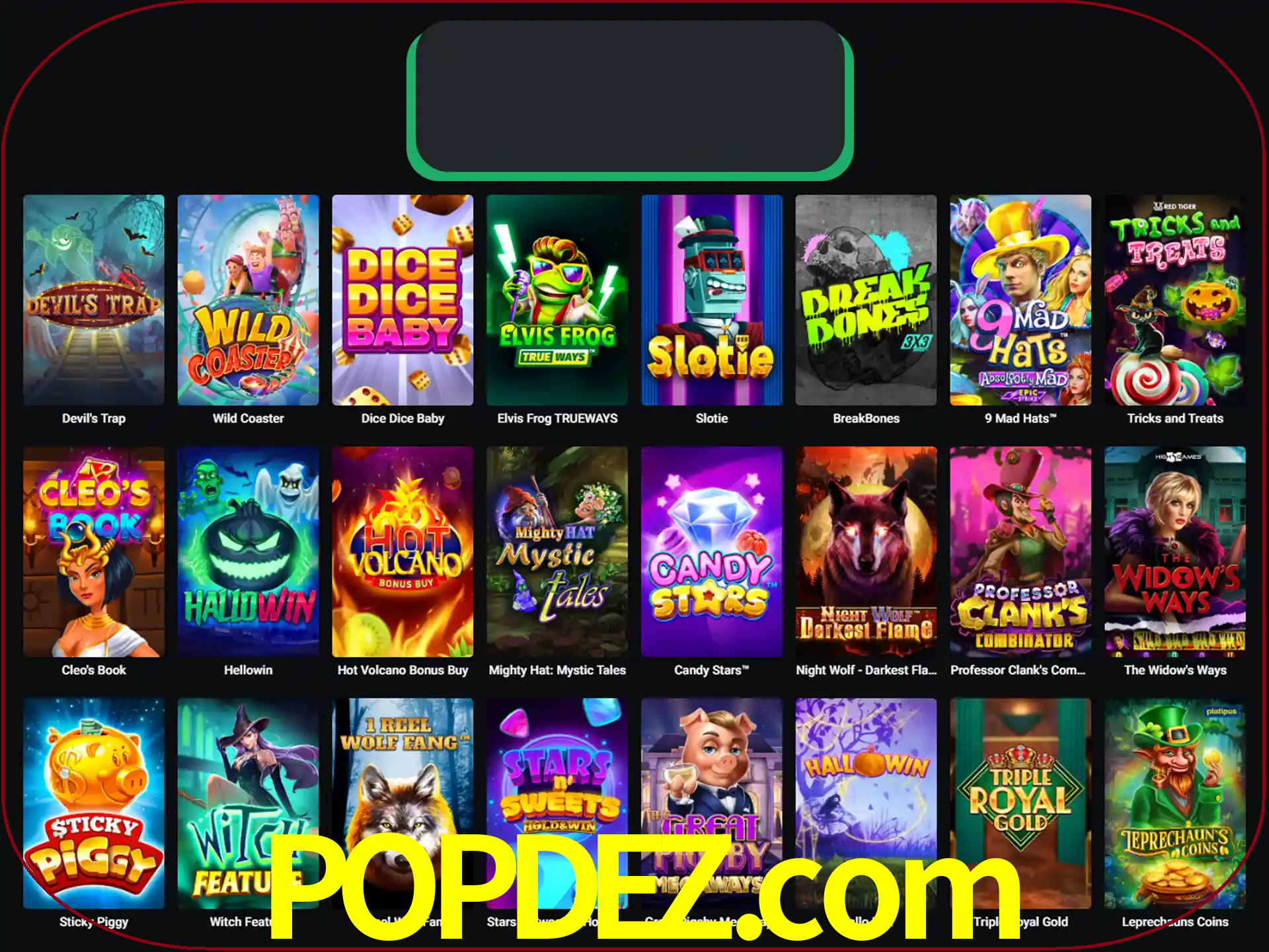 Procure por seus amados jogos de slot.