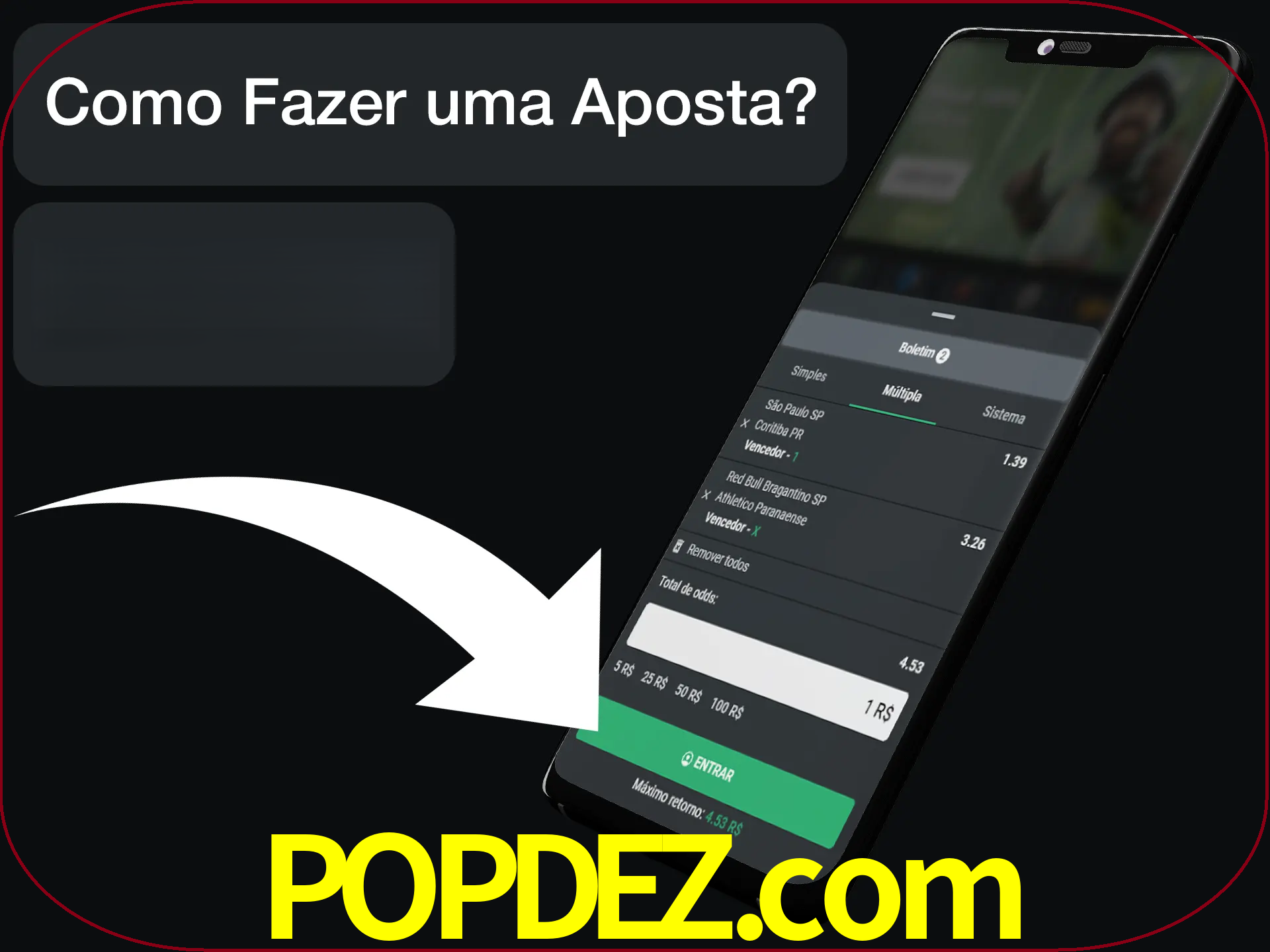 Preencha sua aposta e aguarde o resultado.